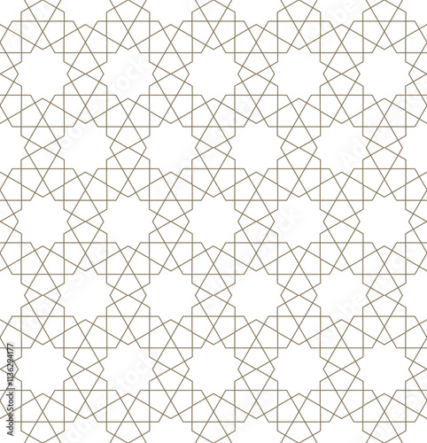Arabic Oriental graphic, Islamic geometric vector design, Arabesque Pattern, Arabic Ornament