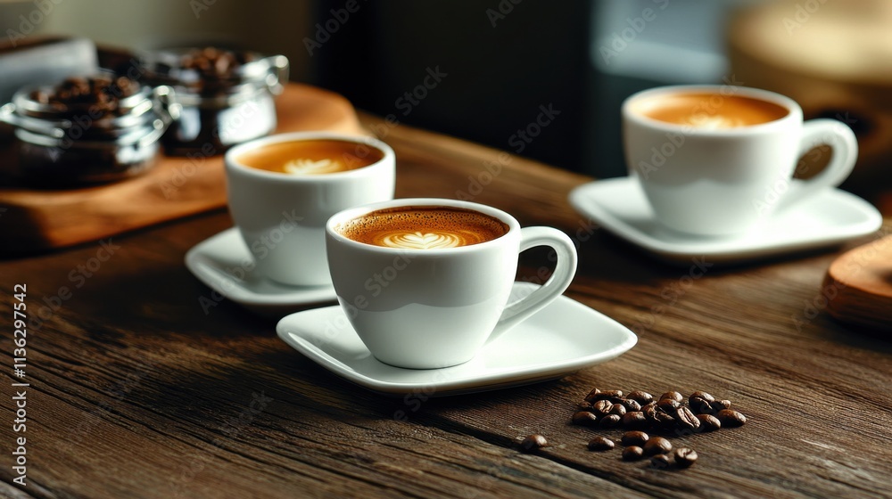 Obraz premium Italy espresso culture extends globally with premium blends and innovative coffee solutions
