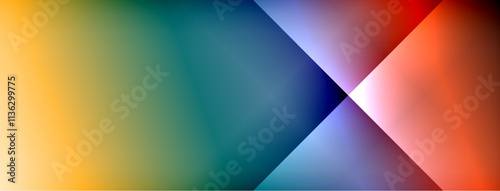 Colorful gradient with lines made of shadow and light. Creative background