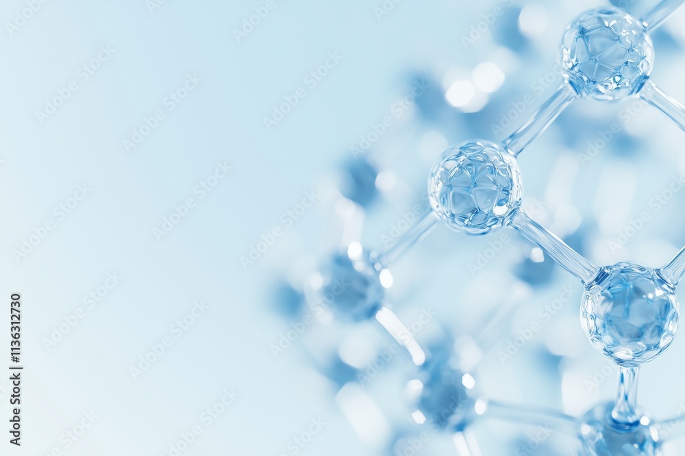 Medical-themed abstract gradient background with white and light blue hues featuring molecular structures Medical-themed abstract gradient background with white and light blue hues featuring molecular structures