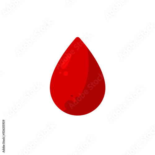 drop of blood - vector icon