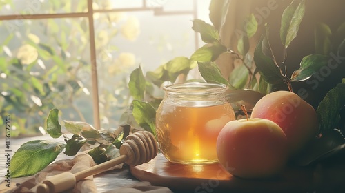 Apple and honey are traditional foods of the Jewish New Year