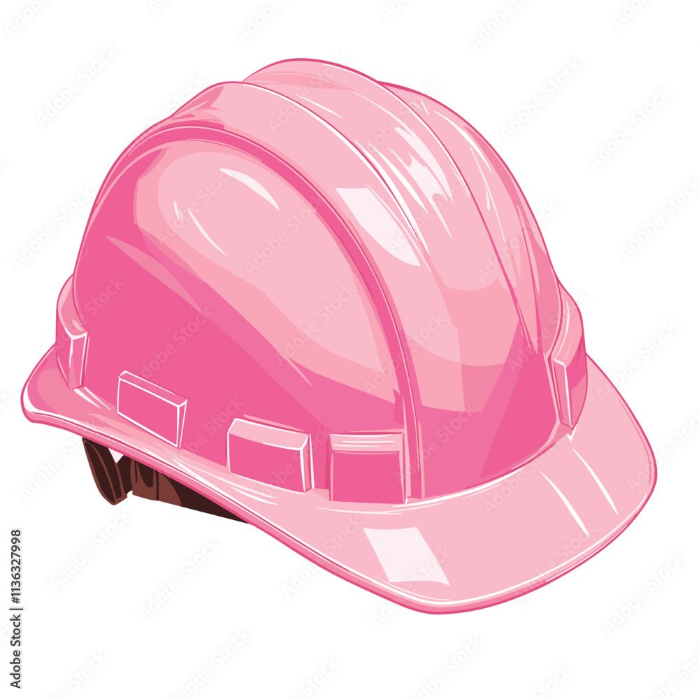 Construction helmet protection. Safety helmet hard hat vector isolated on white background