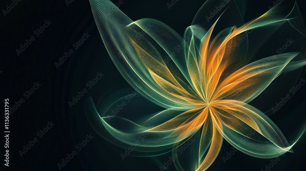 Abstract Flower Art Abstract Flower Art
