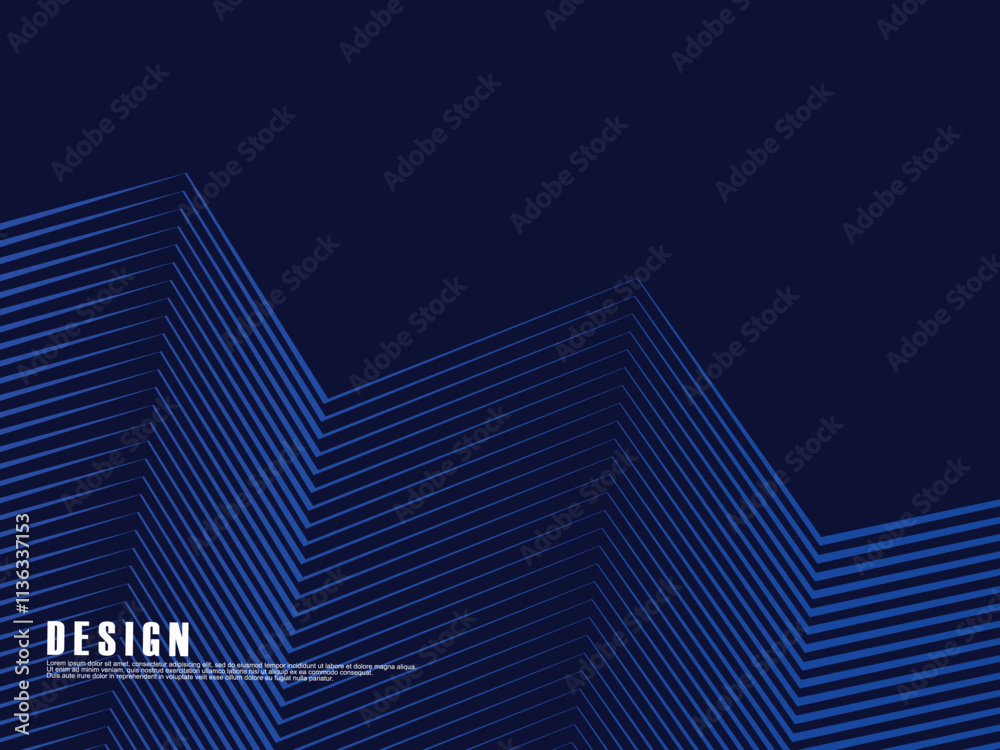 Gradient blue lines technology abstract background. Futuristic dark blue graphic vector design. Gradient blue lines technology abstract background. Futuristic dark blue graphic vector design.