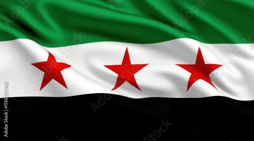 Syria Flag, Flag of the Syrian Revolution - New Syrian Flag