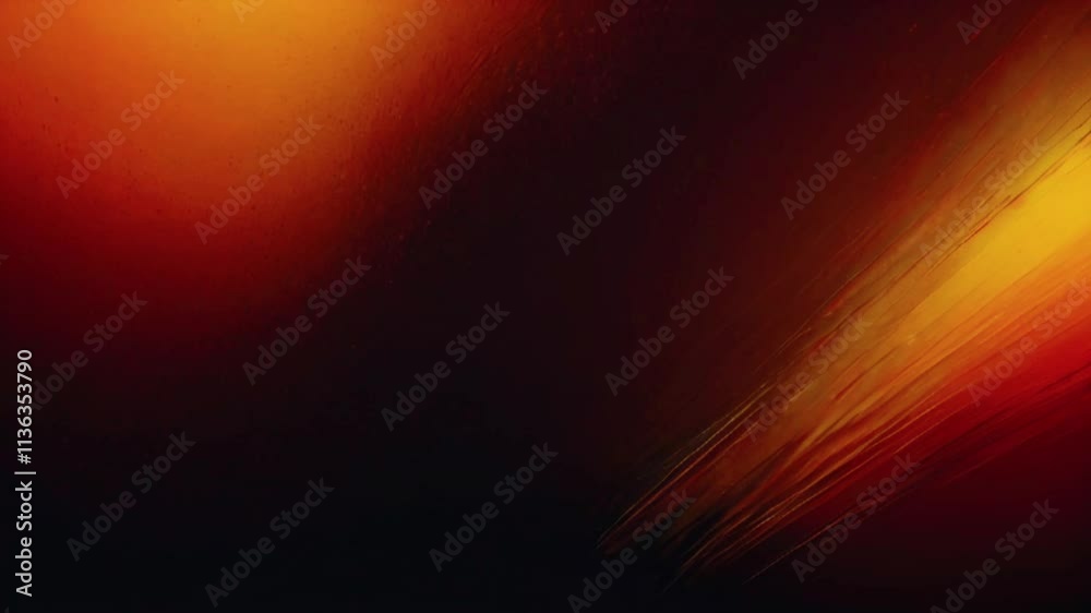 Black brown red burnt orange amber yellow gold white abstract background. Color gradient Ombre blend blur flow fluid, 4k High-Quality Wallpaper Background Animation Video