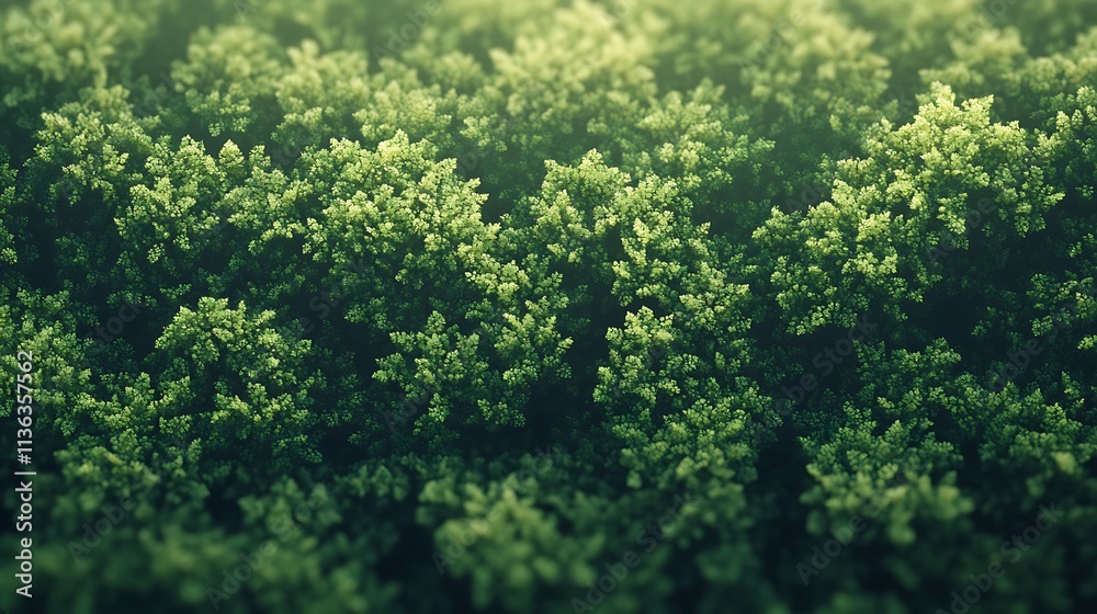 Lush green forest texture in a blurred style Lush green forest texture in a blurred style