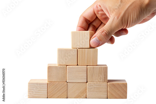 wooden toy building