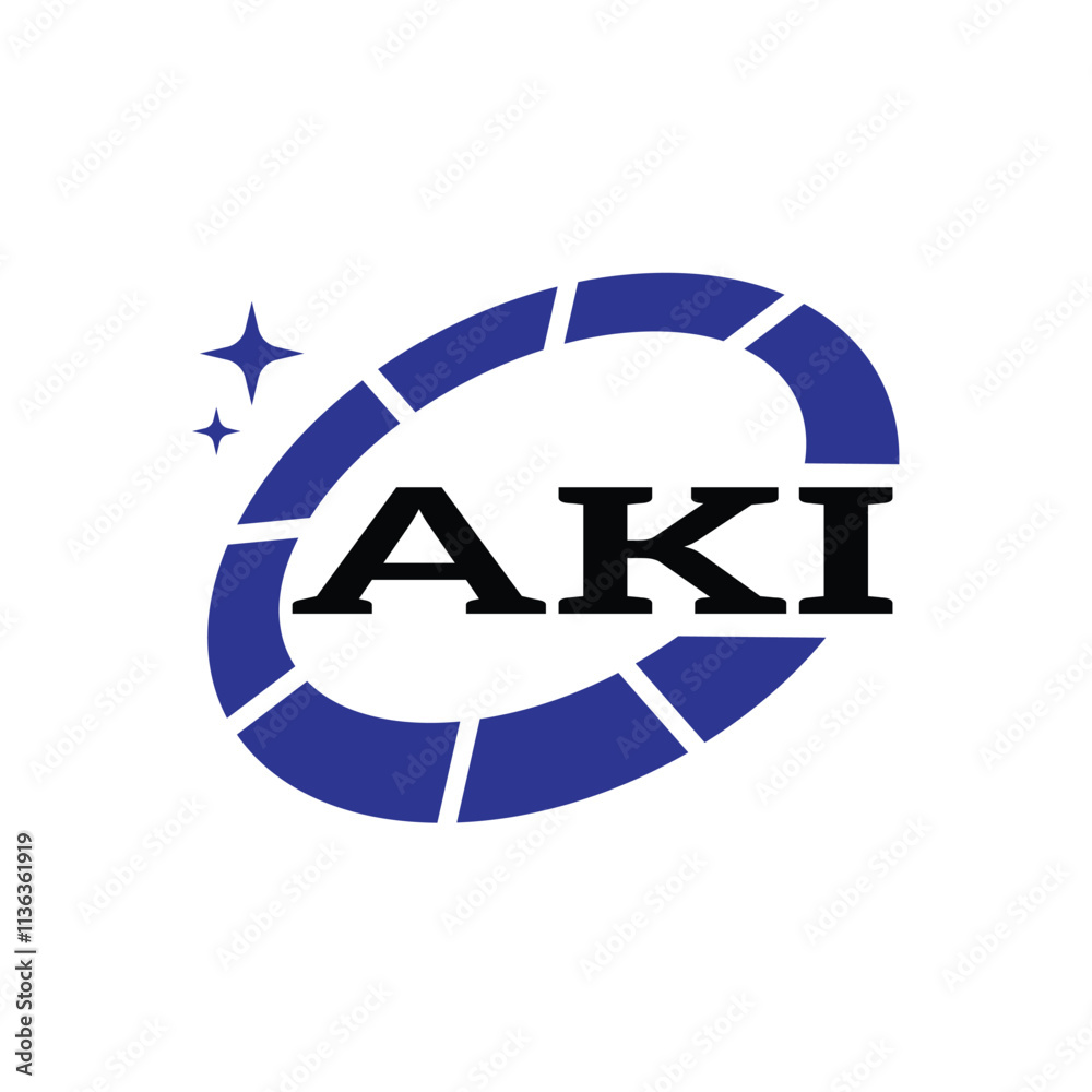 AKI Creative Circular Logo Design in Blue & Black for Corporate Branding and Technology, AKI Blue and Black Tech Logo with Circular Elements for Branding & Visual Identity, AKI LOGO, AKI vector logo, AKI Creative Circular Logo Design in Blue & Black for Corporate Branding and Technology, AKI Blue and Black Tech Logo with Circular Elements for Branding & Visual Identity, AKI LOGO, AKI vector logo,