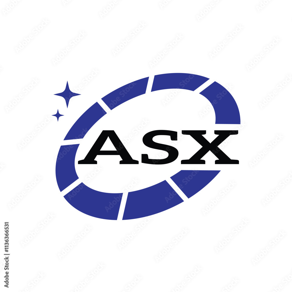 ASX Creative Circular Logo Design in Blue & Black for Corporate Branding and Technology, ASX Blue and Black Tech Logo with Circular Elements for Branding & Visual Identity, ASX LOGO, ASX vector logo, ASX Creative Circular Logo Design in Blue & Black for Corporate Branding and Technology, ASX Blue and Black Tech Logo with Circular Elements for Branding & Visual Identity, ASX LOGO, ASX vector logo,