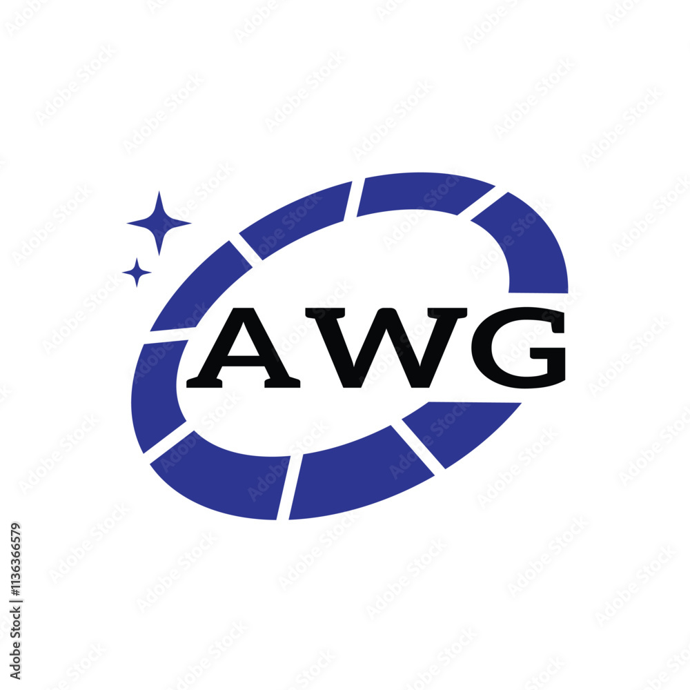 AWG Creative Circular Logo Design in Blue & Black for Corporate Branding and Technology, AWG Blue and Black Tech Logo with Circular Elements for Branding & Visual Identity, AWG LOGO, AWG vector logo, AWG Creative Circular Logo Design in Blue & Black for Corporate Branding and Technology, AWG Blue and Black Tech Logo with Circular Elements for Branding & Visual Identity, AWG LOGO, AWG vector logo,