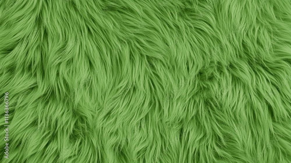 Soft and Plush Green Fur Texture Background for Creative Projects Soft and Plush Green Fur Texture Background for Creative Projects