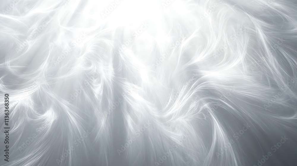 Obraz premium Abstract white with faint light rays