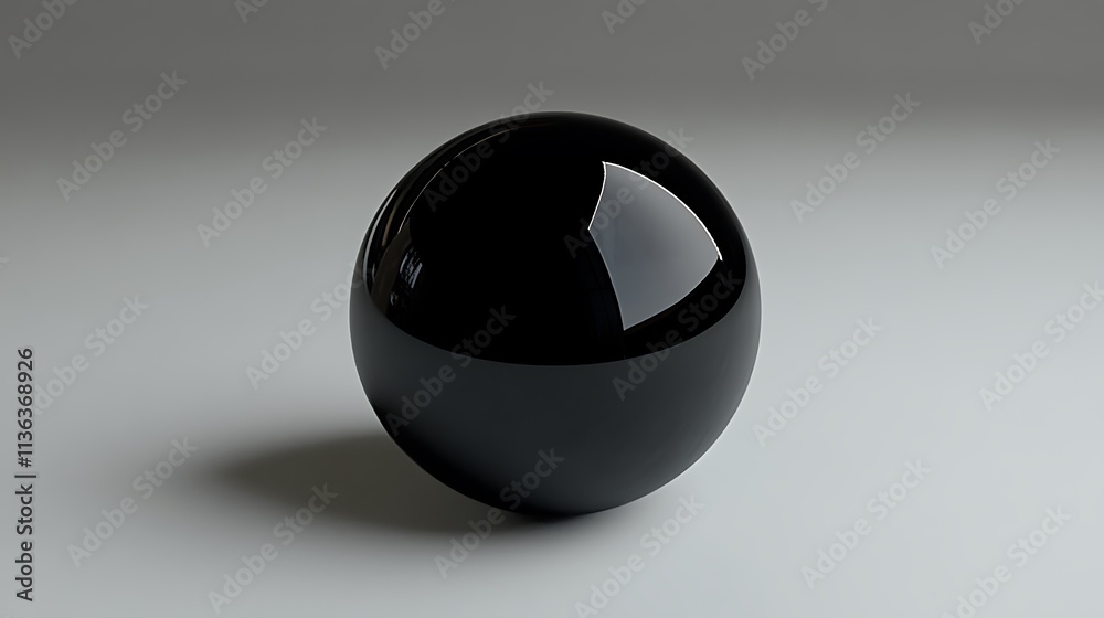 Glossy black surface with faint highlights Glossy black surface with faint highlights
