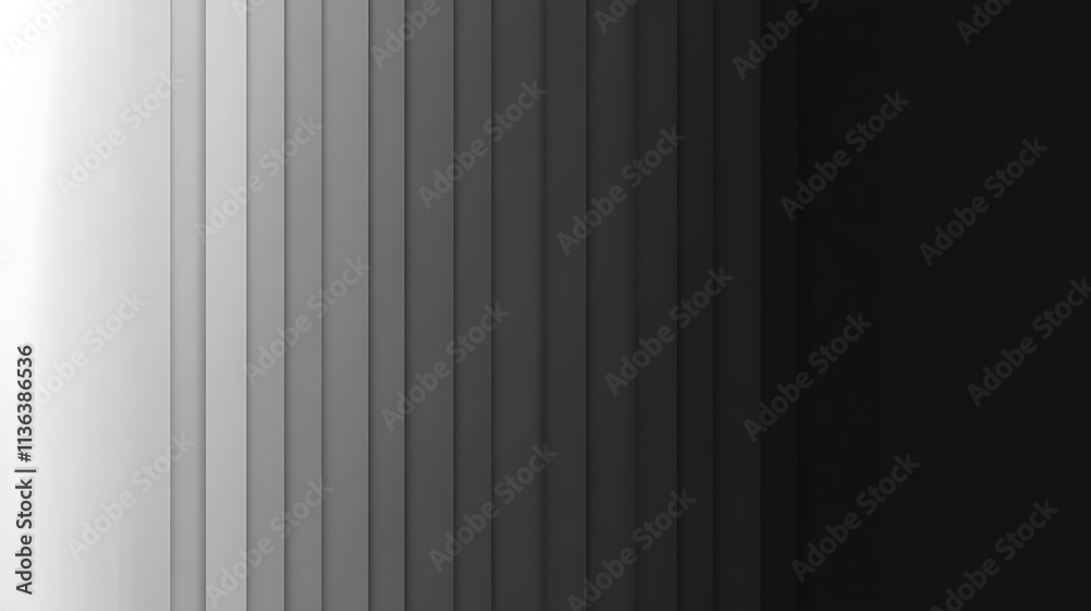 Obraz premium Radiant gray gradient with smooth transitions