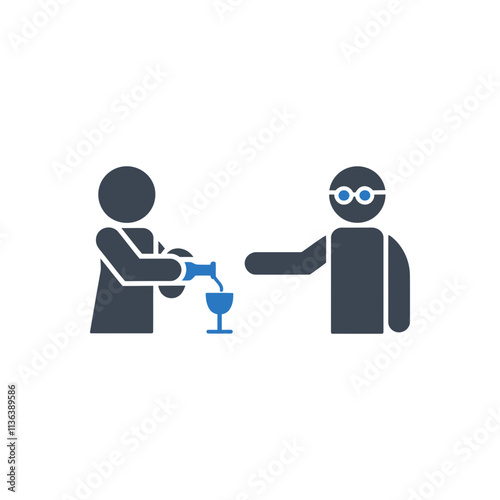 Drink Serving Hospitality Icon