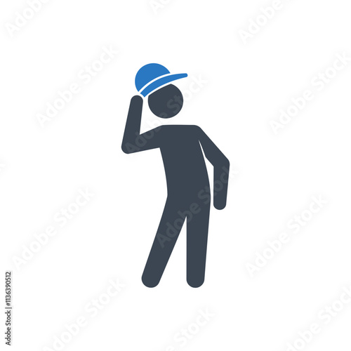 Person Tipping Hat Icon
