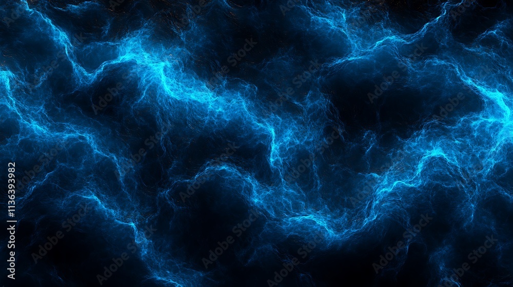 Radiant blue and black background with soft glowing edges Radiant blue and black background with soft glowing edges