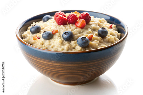bowl of muesli with berries