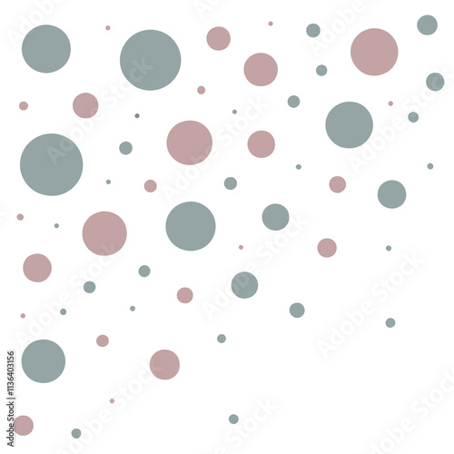 Small, evenly spaced dots in muted pastel shades