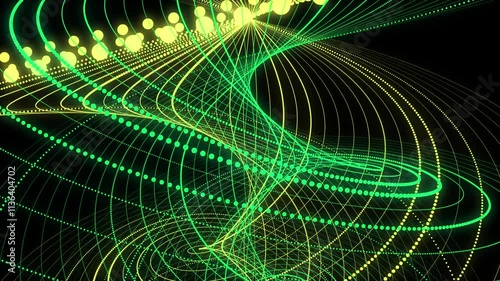 abstract green background animated
