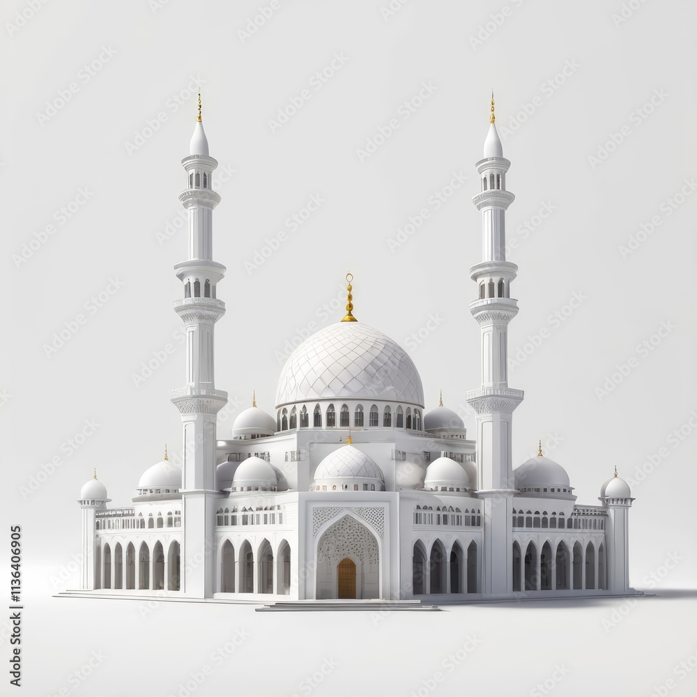 Fototapeta premium 3d rendering mosque