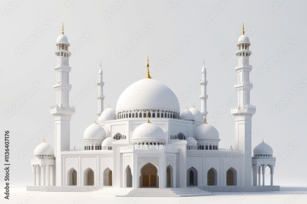 Fototapeta premium 3d rendering mosque