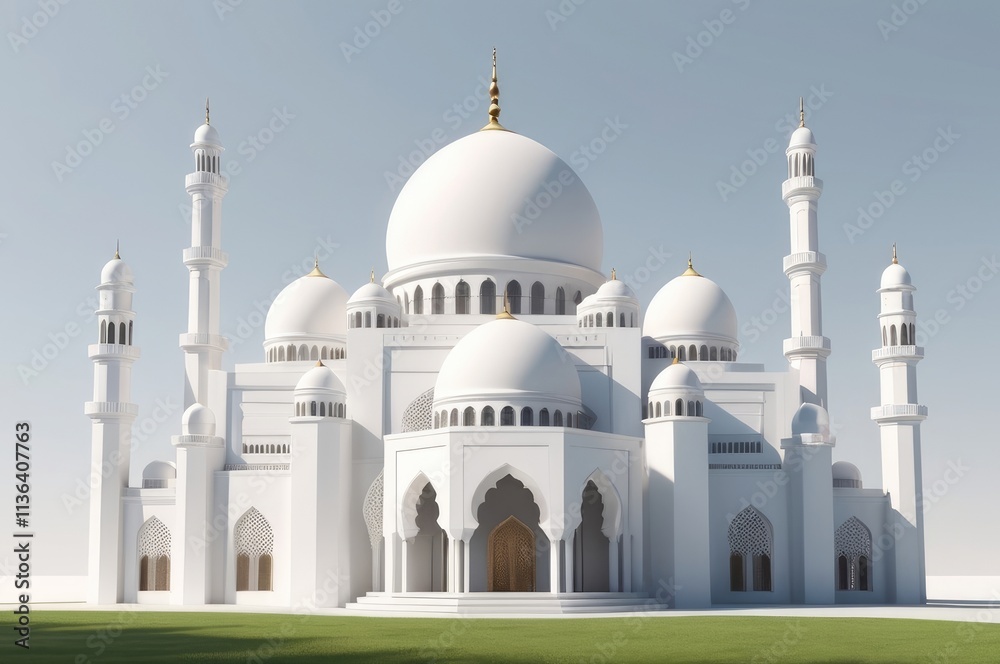 Obraz premium 3d rendering mosque