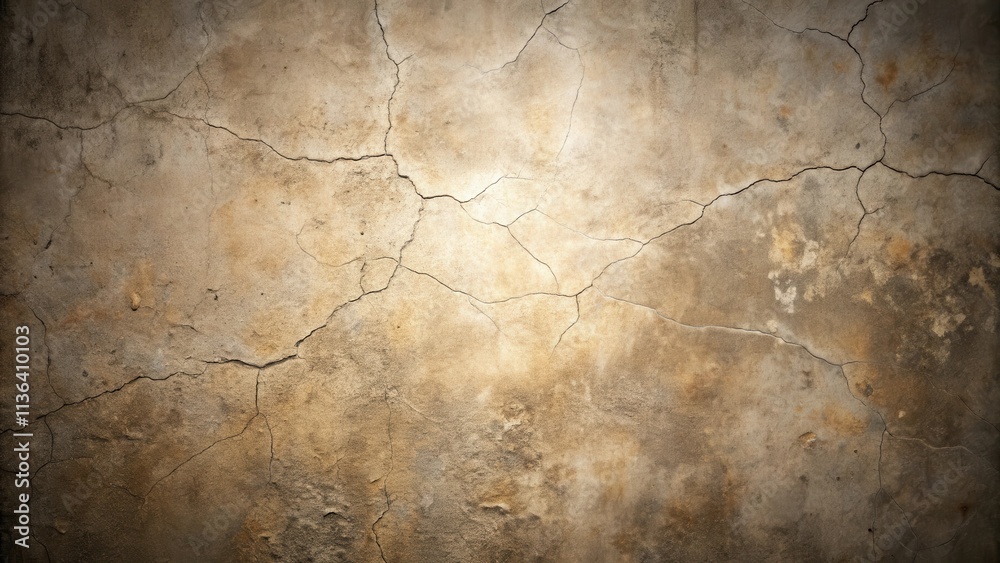 © Collection - Aged Cracked Plaster Wall Texture Background A High-Resolution Image