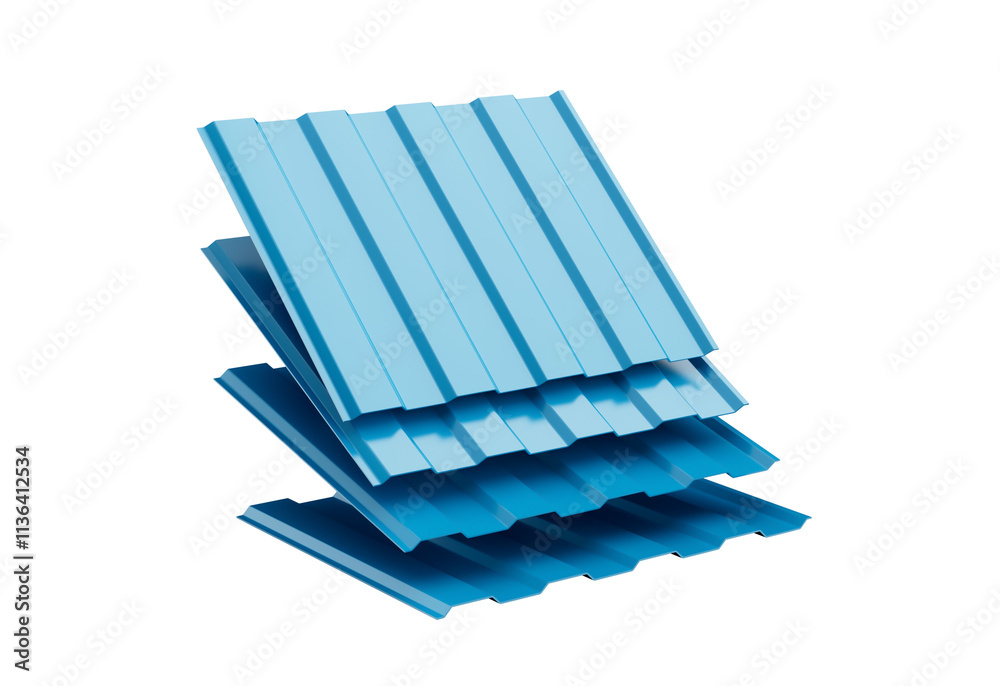 3d Sea Blue Falling Metallic Stacks Of Corrugated Galvanised Iron For Roof Sheets 3d Illustration
3d Sea Blue Falling Metallic Stacks Of Corrugated Galvanised Iron For Roof Sheets 3d Illustration