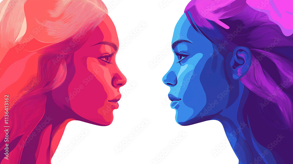 Illustration zero discrimination day banner Illustration zero discrimination day banner