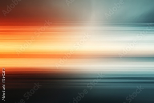 Horizontal blurred background, light orange, light gray and light blue
