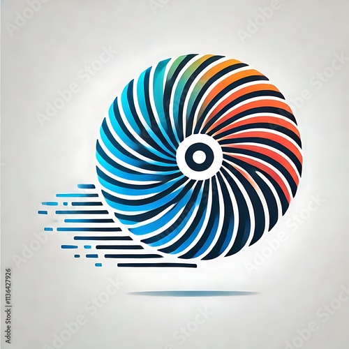 Abstract Flywheel Energy Concept	