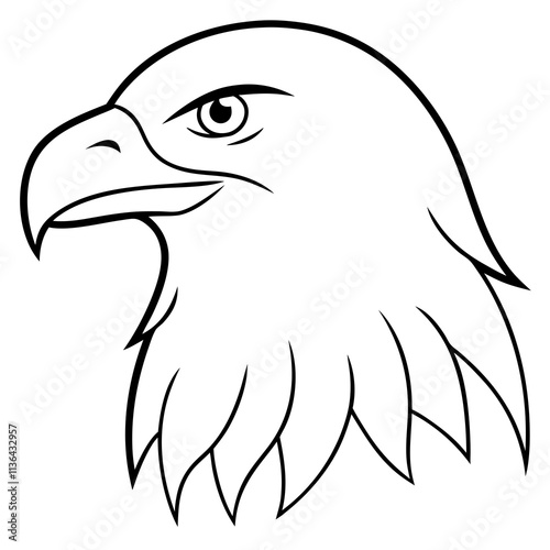 eagle head vector