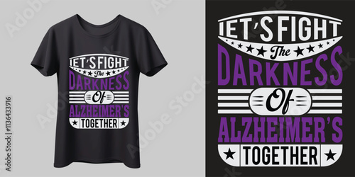 Alzheimer's Mental Health T Shirt Design,Vector Illustration,mag, print, Ready for print8