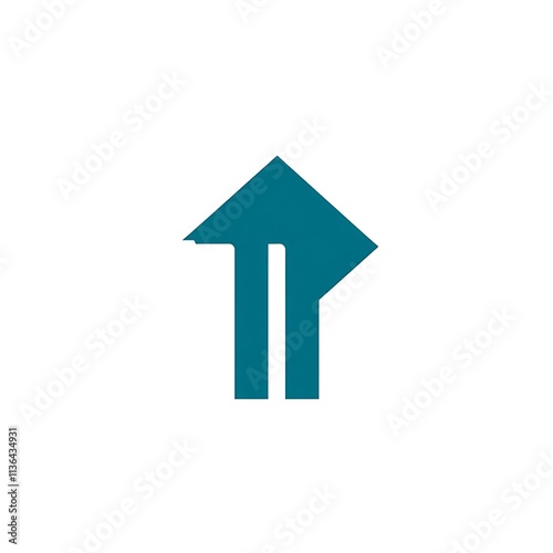 Teal Arrow Up Icon 