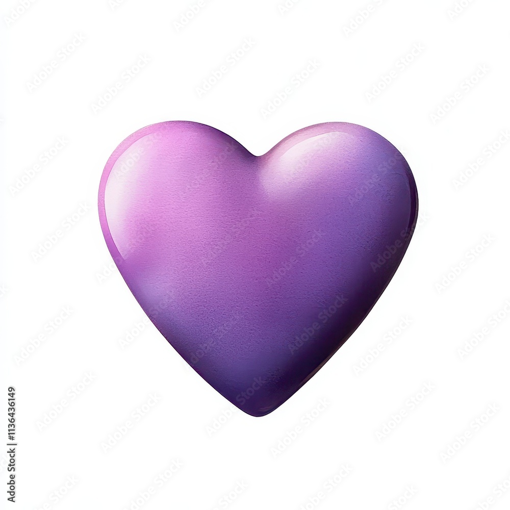 Stylish purple heart icon perfect for digital design and romantic themes. Stylish purple heart icon perfect for digital design and romantic themes.
