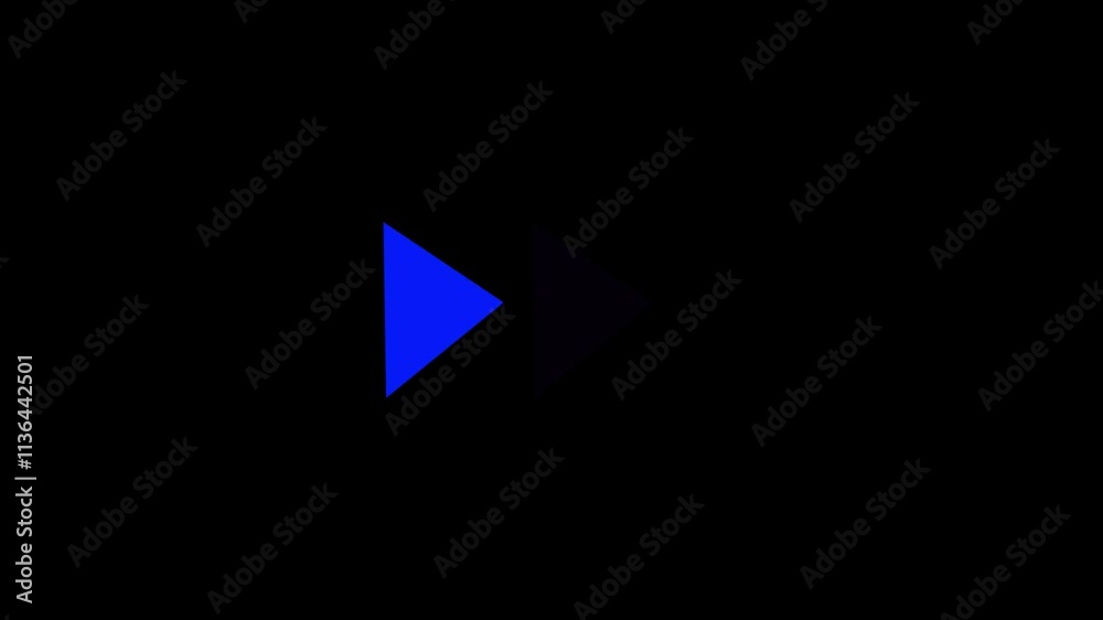 Music audio video fast forward icon.