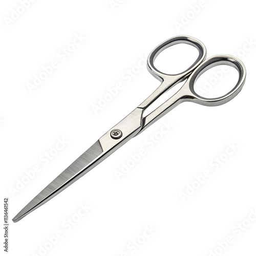 Scissors isolated on a transparent background