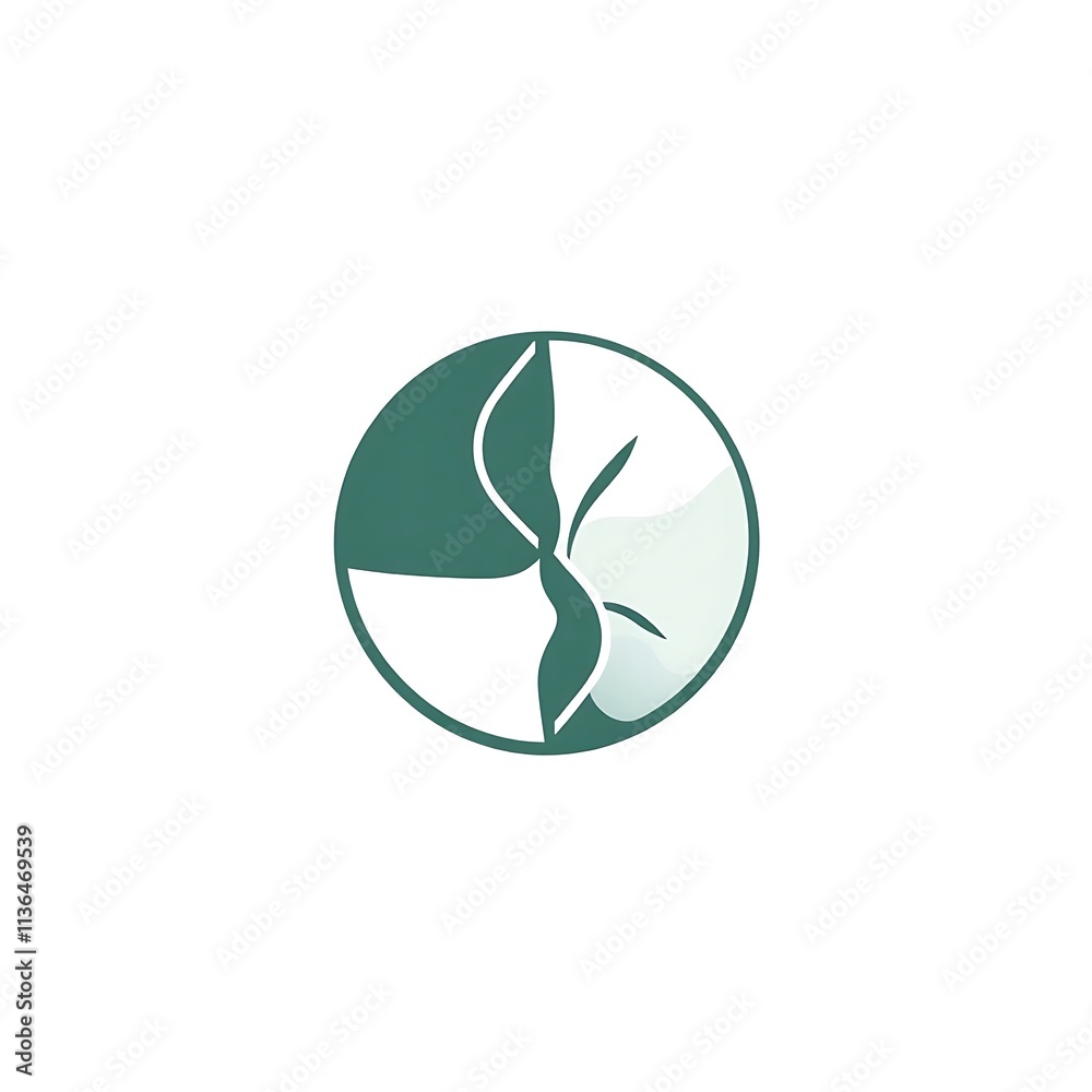 Abstract Circle Logo: A minimalist, modern logo design featuring a green circle with a stylized, abstract shape, creating a visually captivating and versatile image. Abstract Circle Logo: A minimalist, modern logo design featuring a green circle with a stylized, abstract shape, creating a visually captivating and versatile image.