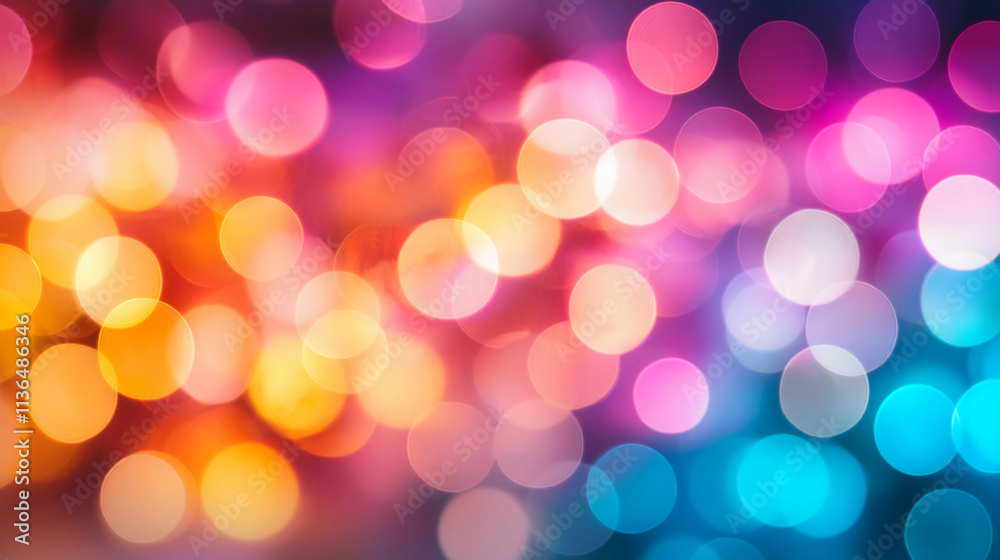 A vibrant, colorful blur of lights creating a festive atmosphere with bokeh effects in shades of orange, pink, and blue. A vibrant, colorful blur of lights creating a festive atmosphere with bokeh effects in shades of orange, pink, and blue.