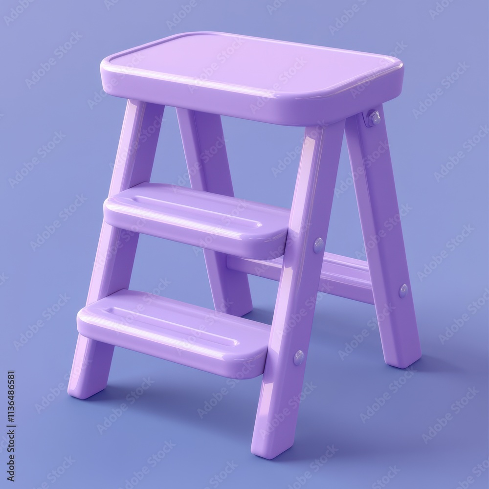 Vibrant Purple Step Stool: A Functional and Stylish Household Accent Vibrant Purple Step Stool: A Functional and Stylish Household Accent