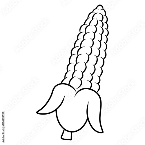 illustration of a corncob