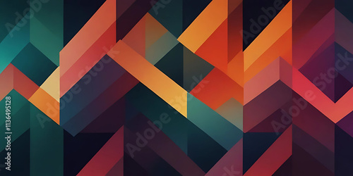 abstract background with triangles