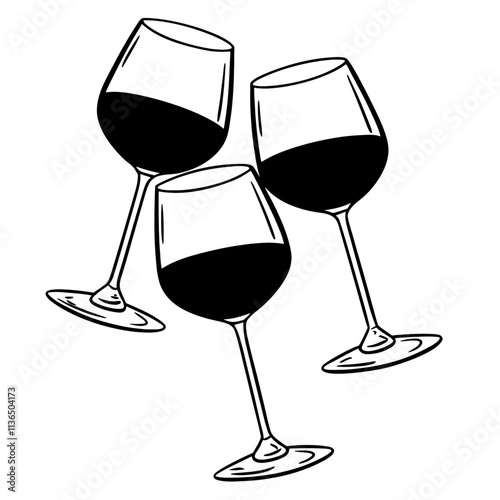 glass of red wine
