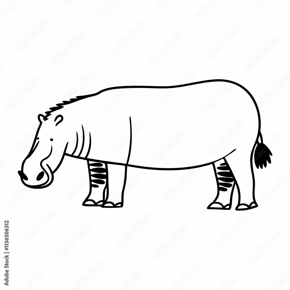illustration of a rhino illustration of a rhino