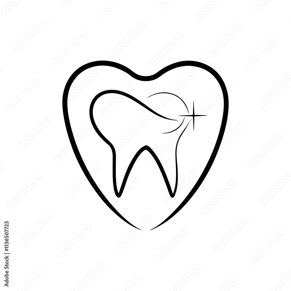 a tooth with a tooth in the middle a tooth with a tooth in the middle
