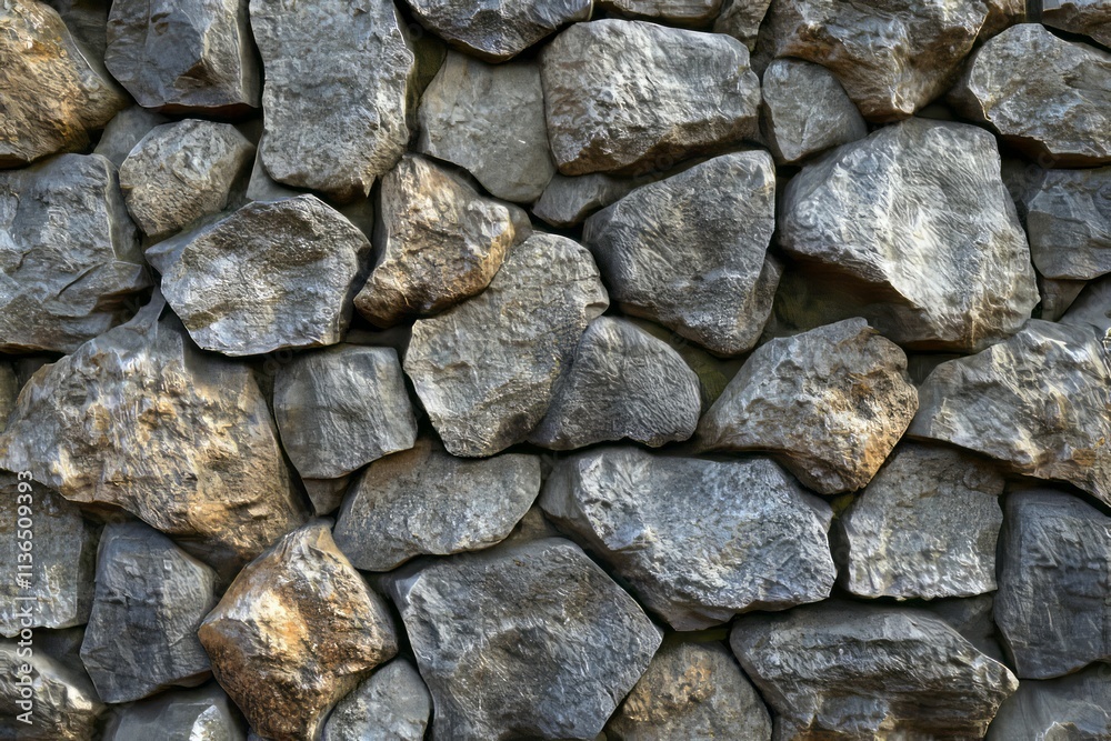 Detailed rough texture of a 3D rock surface showcasing natural variations and rugged features Detailed rough texture of a 3D rock surface showcasing natural variations and rugged features