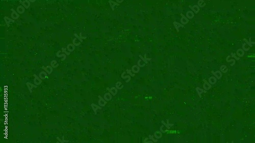 Glitch Video Effects - Old TV Glitch Green Screen - A Green Screen Video Demonstrating the Old Television Film Effect, Chroma Keyed to Achieve a Retro Footage Feel